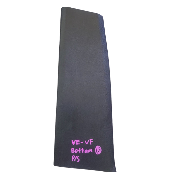 VE / VF - Holden Commodore Sedan - PASSENGER SIDE - Lower B-Pillar Trim - Black Plastic Part Number 92121334