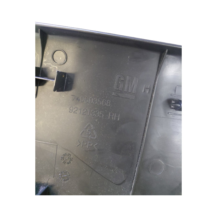 VE/VF - Holden Commodore - DRIVERS SIDE - Lower B-Pillar Trim - black plastic Part Number 92121335