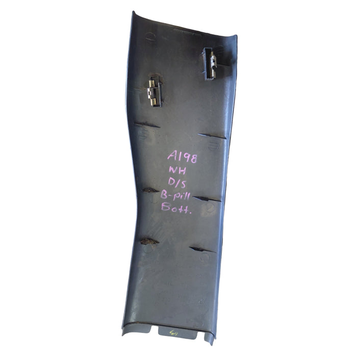 VT/ WH - Holden Commodore / Statesman - DRIVERS SIDE - Lower B-Pillar Trim - Grey Plastic Part number 92048886