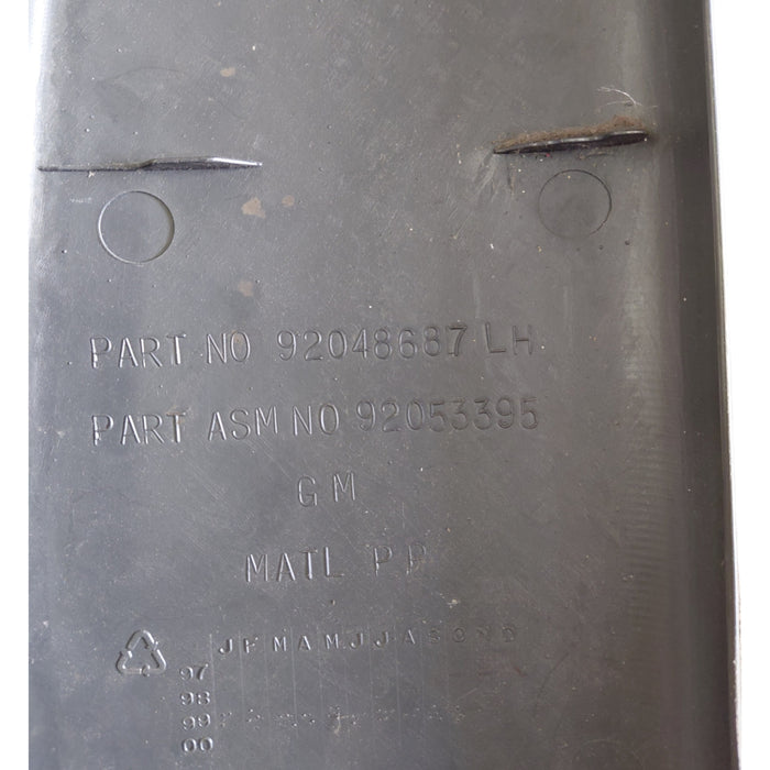 VT / WH Holden Statesman /Commodore Statesman Sedan - PASSENGER SIDE Lower B-Pillar Trim - Black Part number 92048687