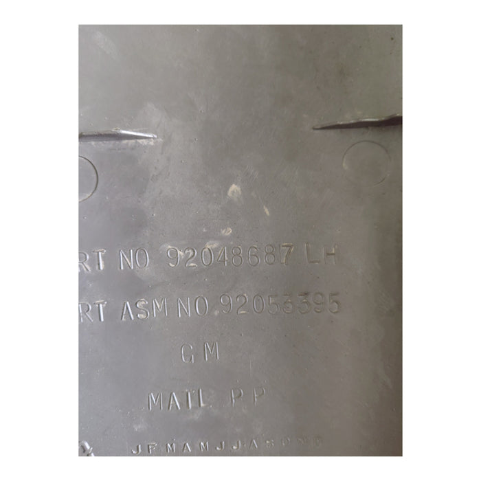 VX II, VY, VZ - Holden Commodore Sedan - PASSENGER SIDE - Lower B-Pillar Trim - Beige Plastic Part number 92048687