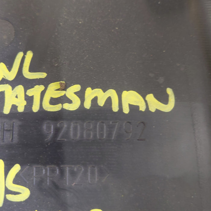 VT,VX,VY,VZ,WL,WK - Holden Statesman / Commodore Sedan - DRIVERS SIDE - Lower B-Pillar Trim - Black Plastic Part Number 92080792