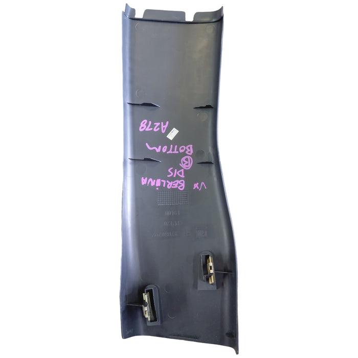 VT / VX / VY / VZ - Holden Commodore Sedan - DRIVERS SIDE - Lower B-Pillar Trim - Grey Plastic Part number 92080792