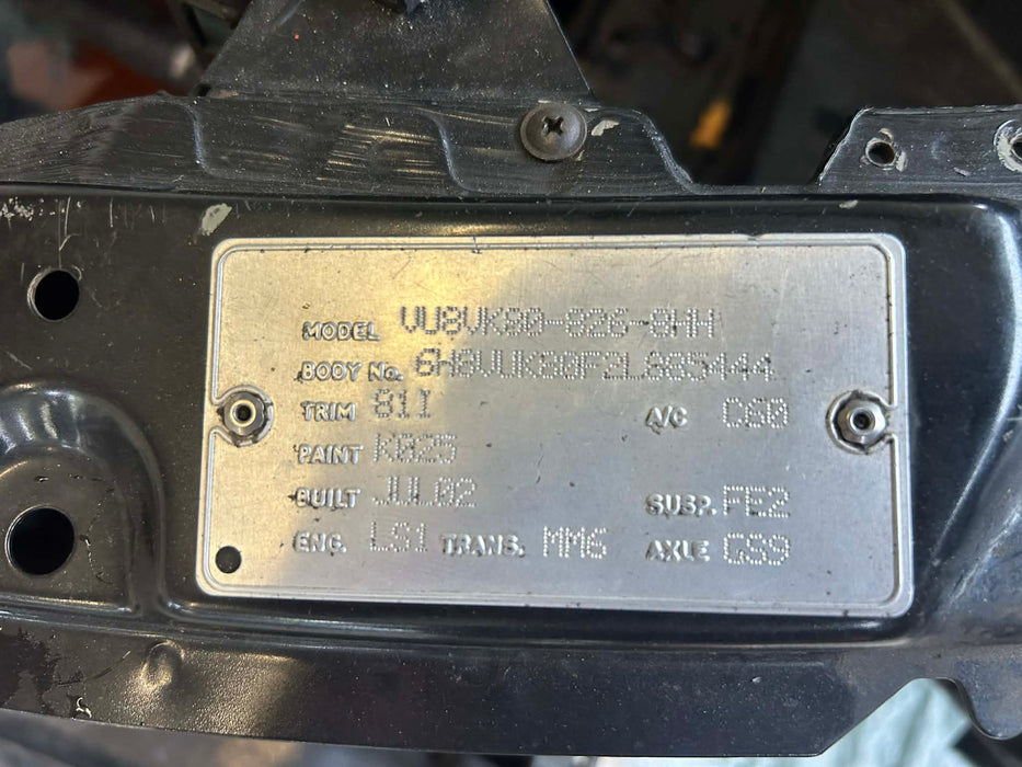 VUSS024 - VU Holden Commodore Utility - K-Frame V8  LS1 MANUAL