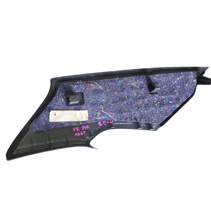 VE - Holden Commodore Sedan - PASSENGER SIDE - C-Pillar Trim - Black / Cloth Part Number 915000103