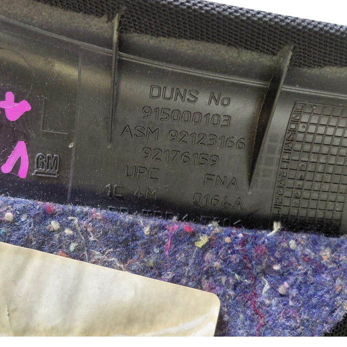 VE - Holden Commodore Sedan - PASSENGER SIDE - C-Pillar Trim - Black / Cloth Part Number 915000103