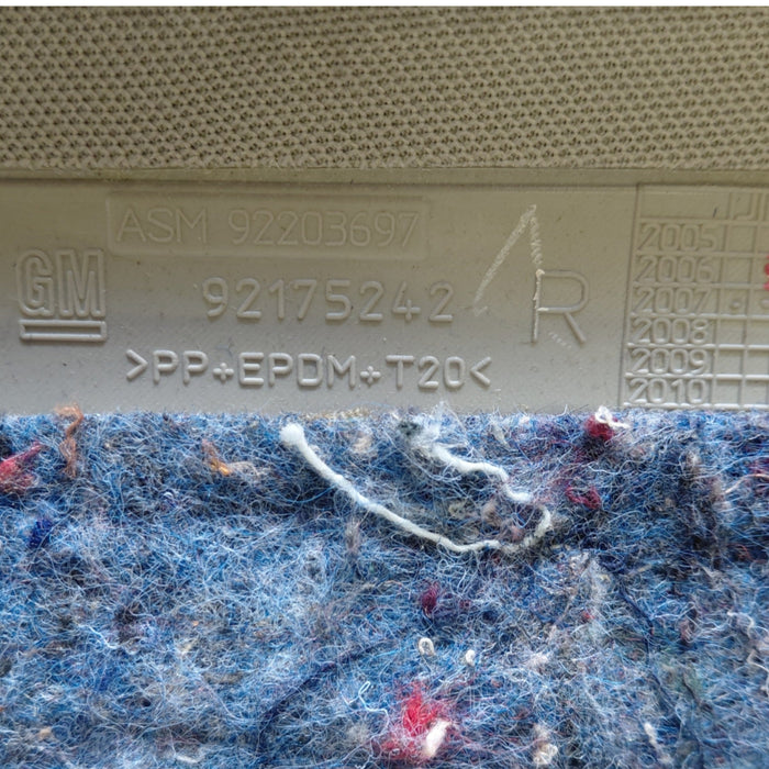 WM - Holden Statesman Caprice - DRIVERS SIDE - C-Pillar Trim - Beige / Cloth Part Number 92175242