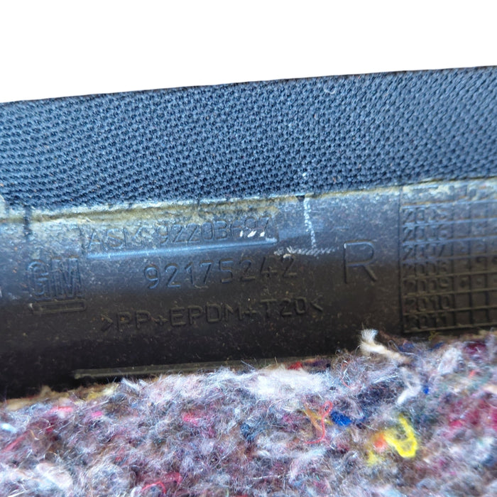 WM - Holden Statesman Caprice - DRIVERS SIDE - C-Pillar Trim - Black / Cloth Part Number 92175242