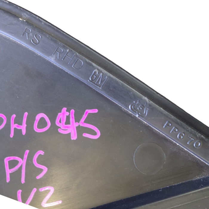 VY / VZ Holden Commodore - Driver's Side - Centre Console Side Trim / Black Suede
