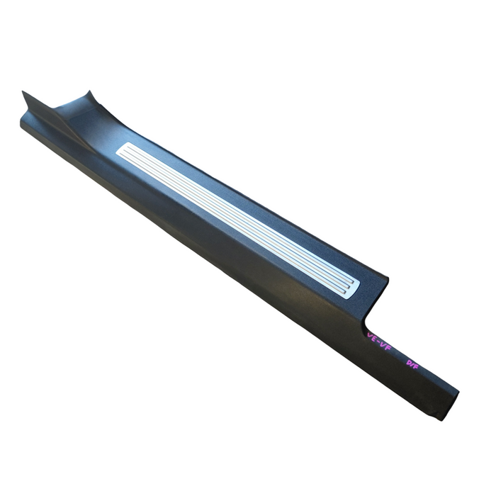 WM / WN Holden Commodore Statesman - DRIVER'S FRONT - Scuff Sill Trim with Alloy Insert - PART #92211424