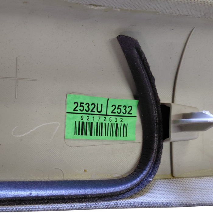 WM Holden Statesman - DRIVERS SIDE - A-Pillar Trim  Beige Suede / Cloth Part #92172532