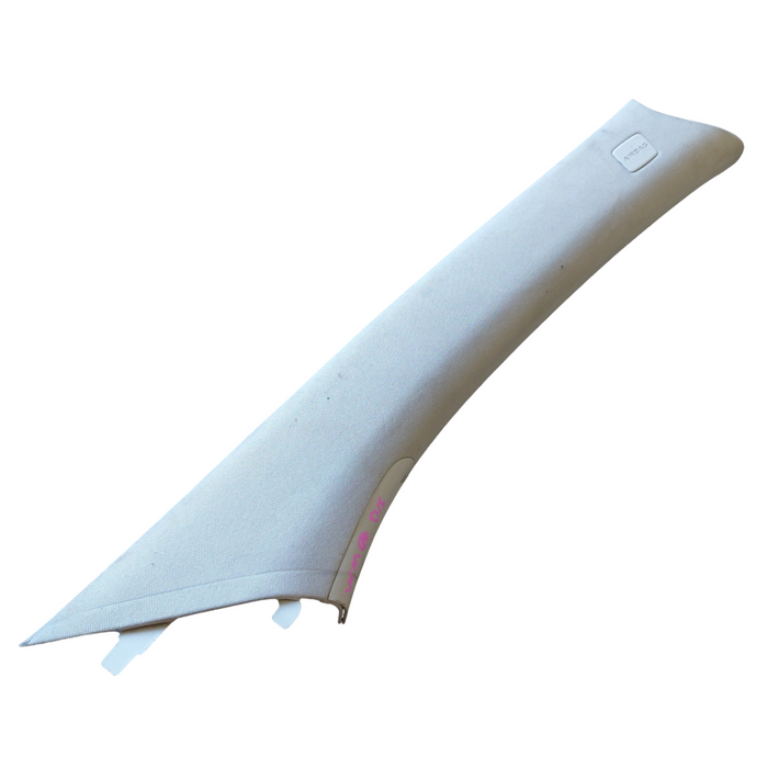 WM Holden Statesman - DRIVERS SIDE - A-Pillar Trim  Beige Suede / Cloth Part #92172532