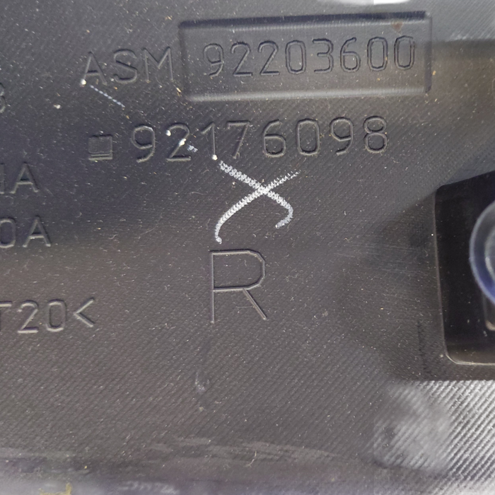 VE Holden Commodore Calais - DRIVERS SIDE - A-Pillar Trim - Black / Cloth - PART #92176098