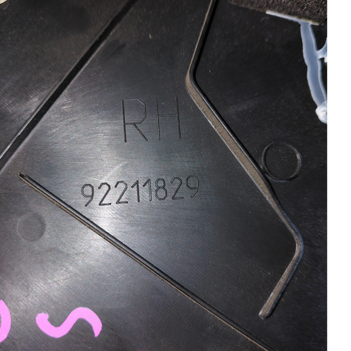 VE Holden Calais - DRIVERS SIDE - Centre Console Side Trim / Black Suede - Part #92211829