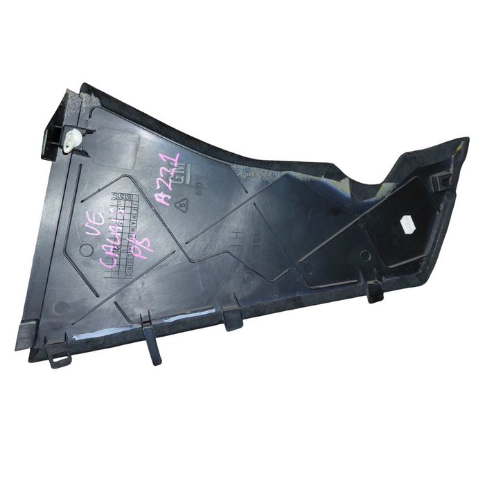 VE / WM Holden Commodore - PASSENGER SIDE - Centre Console Side Trim / Black Suede - Part #92211828