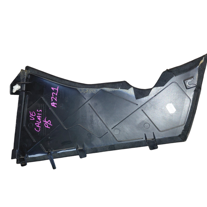 VE / WM Holden Commodore - PASSENGER SIDE - Centre Console Side Trim / Black Suede - Part #92211828