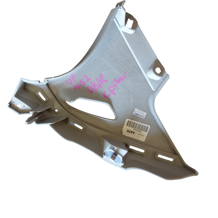VF Holden Commodore Sedan - DRIVER'S SIDE - C-Pillar Rear Seatbelt Trim / Grey - Part #92264450