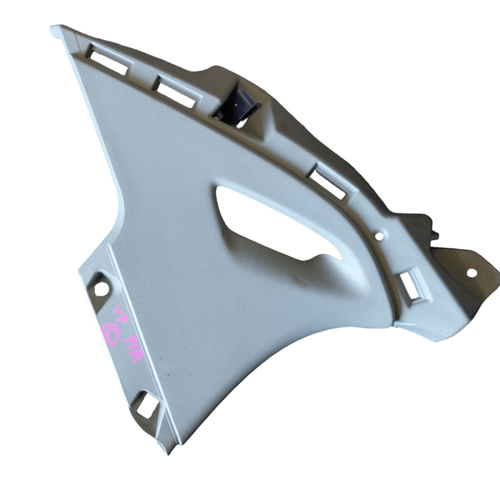 VF Holden Commodore Sedan - PASSENGER SIDE - C-Pillar Rear Seatbelt Trim / Grey - Part #92264449