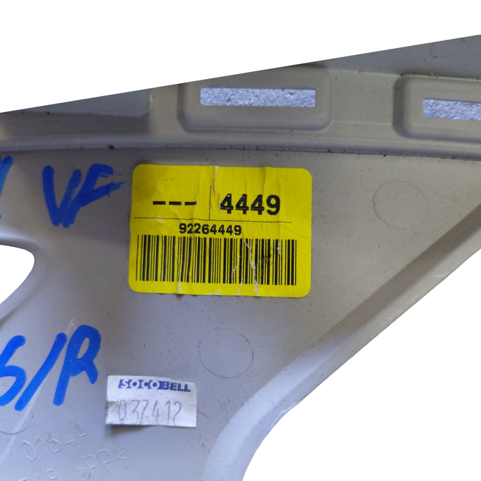 VF Holden Commodore Sedan - PASSENGER SIDE - C-Pillar Rear Seatbelt Trim / Grey - Part #92264449