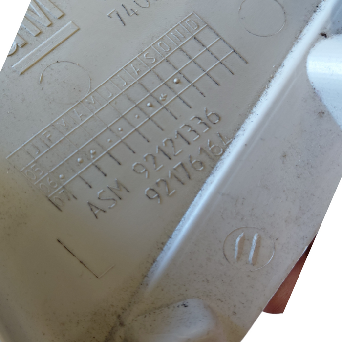 VE Holden Commodore Sedan - PASSENGER SIDE - C-Pillar Rear Seatbelt Trim / Beige - Part #92176164