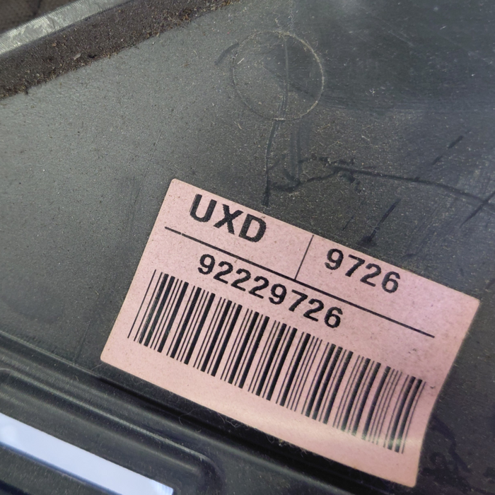 VE Holden Commodore Sedan - PASSENGER SIDE - C-Pillar Rear Seatbelt Trim / Black - Part #92229726 trim #81i