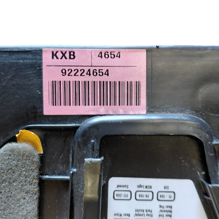 VE Holden Commodore - PASSENGER SIDE - Kick Panel Trim with Fuse Cover Black - Part #92224654