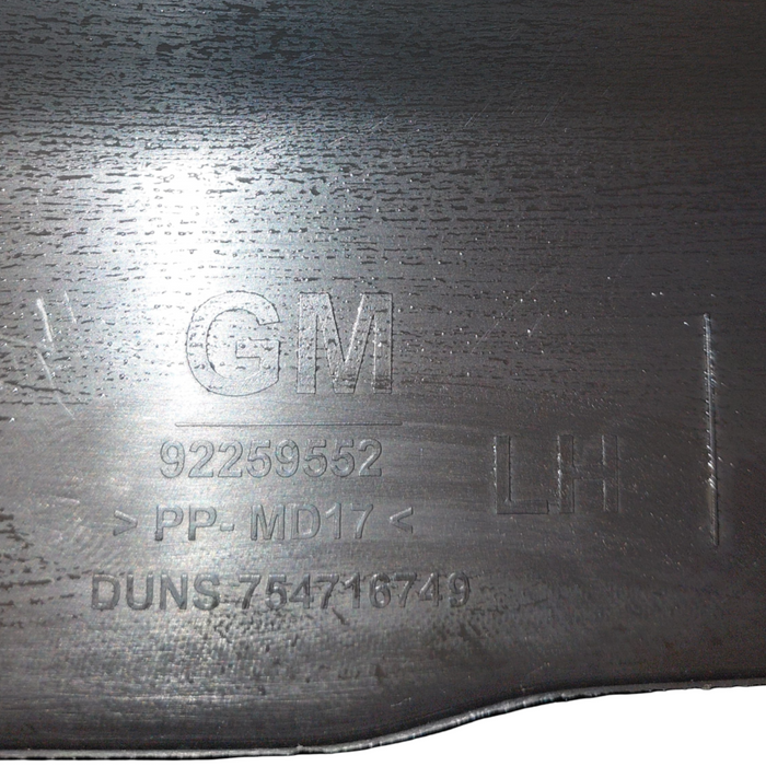 VF Holden Commodore Sedan / Wagon - PASSENGER SIDE - Bottom B-Pillar Trim #4AA Black - Part #92269552