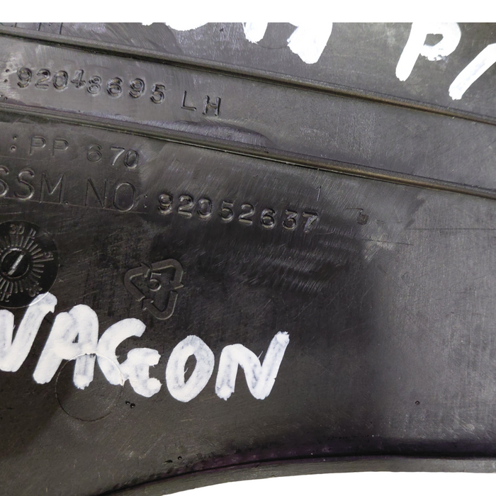 VT / VX / VY / VZ Holden Commodore Wagon - PASSENGER SIDE - D-Pillar Plastic Trim #81i Black - Part #92052537