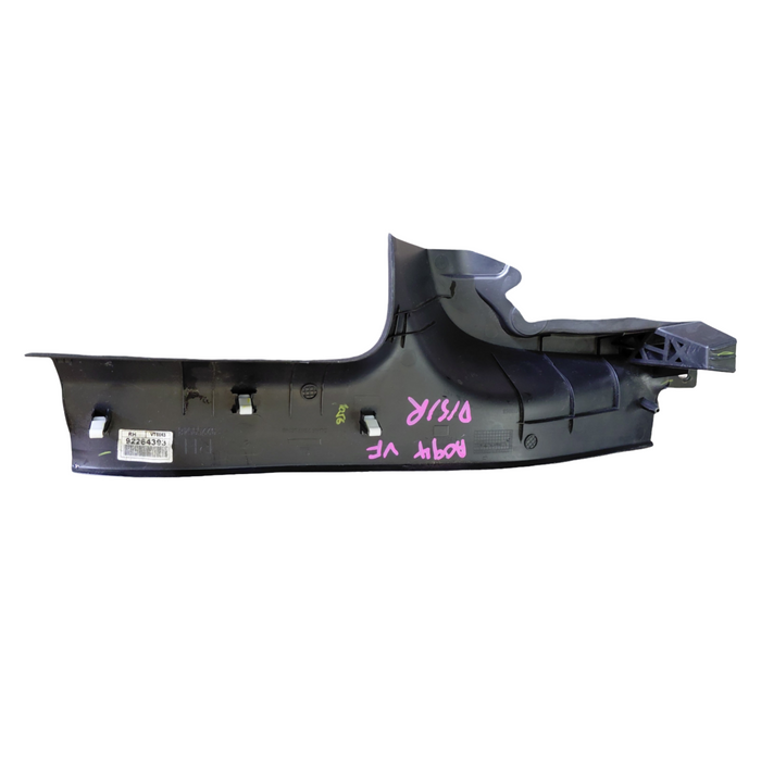 VF Holden Commodore Sedan / Wagon - DRIVERS REAR - Bottom Floor Trim #4AA Black - Part #92259548