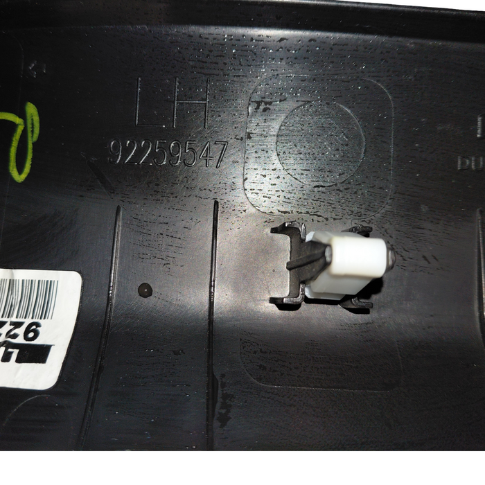 VF Holden Commodore Sedan / Wagon - PASSENGER REAR - Floor Trim / Black - Part #92258547