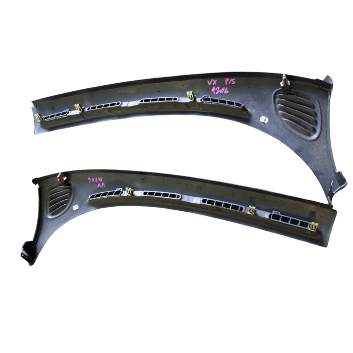 VT / VX / VU / VY / VZ Holden Commodore - Dash Vents Trim Set, Grey - Part #92105080