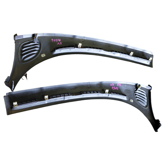 VT / VX / VU / VY / VZ Holden Commodore - Dash Vents Trim Set, Grey - Part #92105080