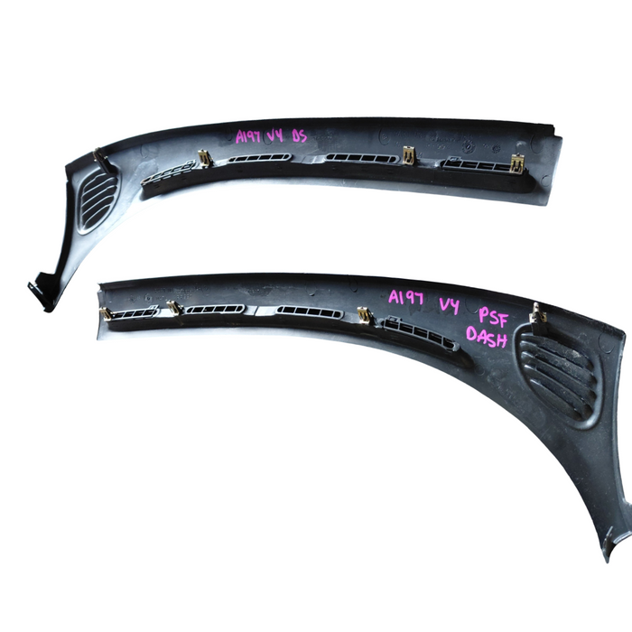 VT / VX / VU / VY / VZ Holden Commodore - Dash Vents Trim Set / Black - Part #92105080