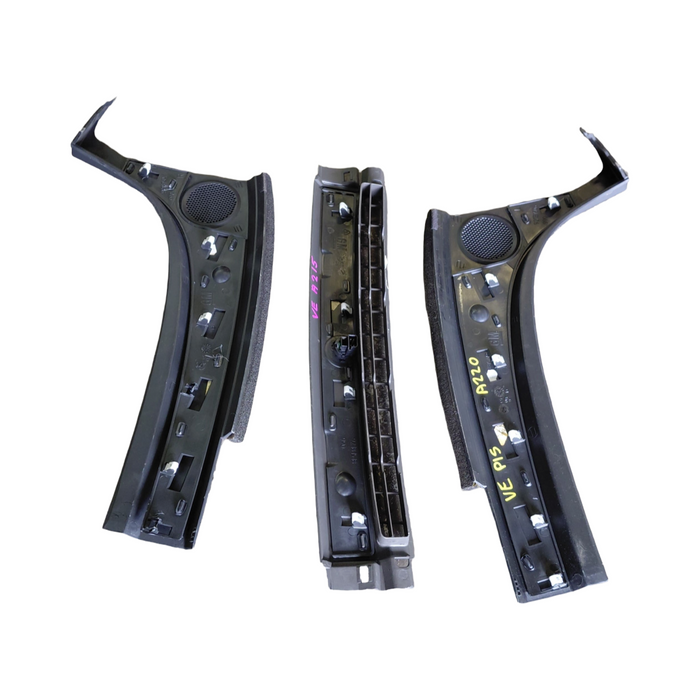 VE / WM Holden Commodore - Dash Vent Trim Set, Black - Part #9218150