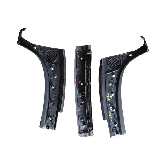 VE / WM Holden Commodore - Dash Vent Trim Set, Black - Part #9218150