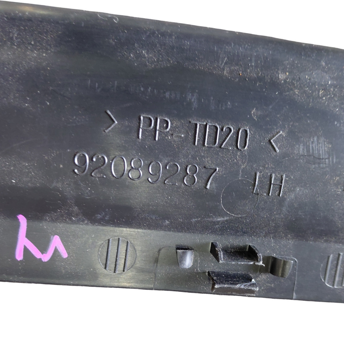 VT / VX Holden Commodore - PASSENGER SIDE - Seat Rail Trim / Black - Part #92089287