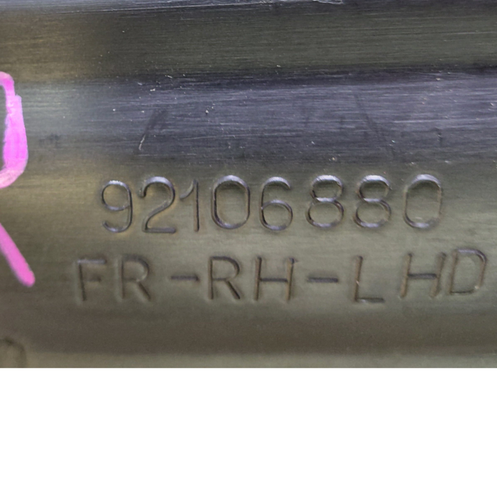 VY / VZ Holden Commodore Utility - DRIVER'S SIDE - Seat Rail Trim / Black - Part #92106880