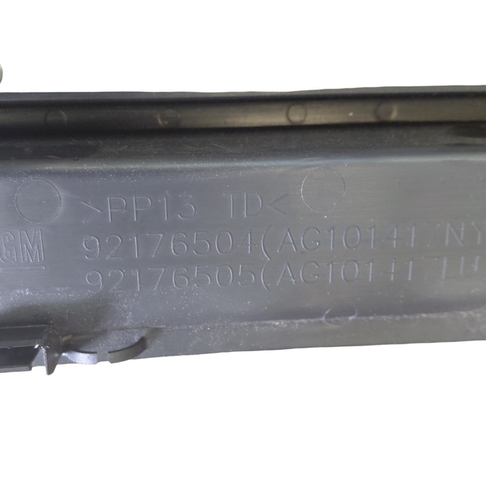 VE / WM Holden Commodore - PASSENGER SIDE - Seat Rail Trim / Black - Part #9217650