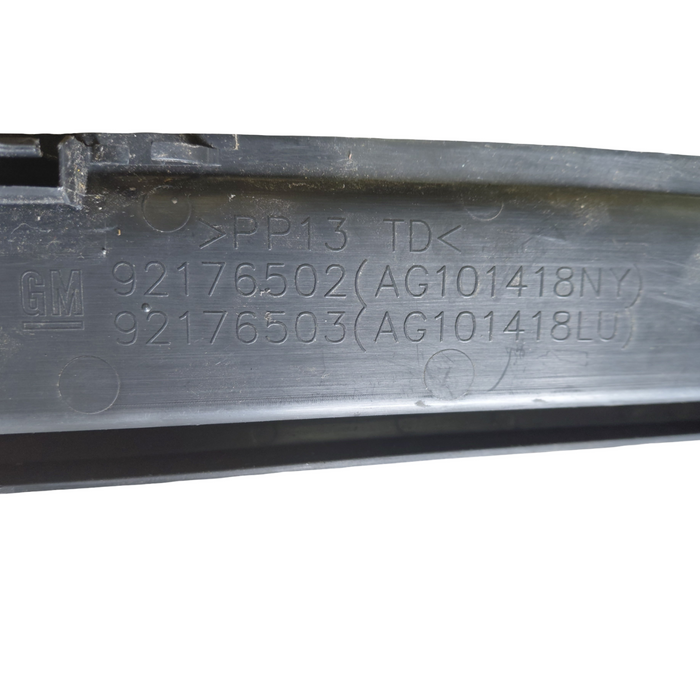 VE / WM Holden Commodore - DRIVERS SIDE - Seat Rail Trim / Black - Part #92176502