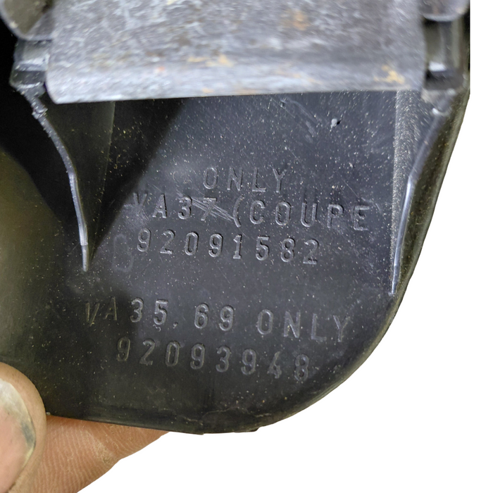 VX/VY/VZ Holden Commodore - DRIVERS SIDE Seat Rail Trim - Black P/N: 92091582