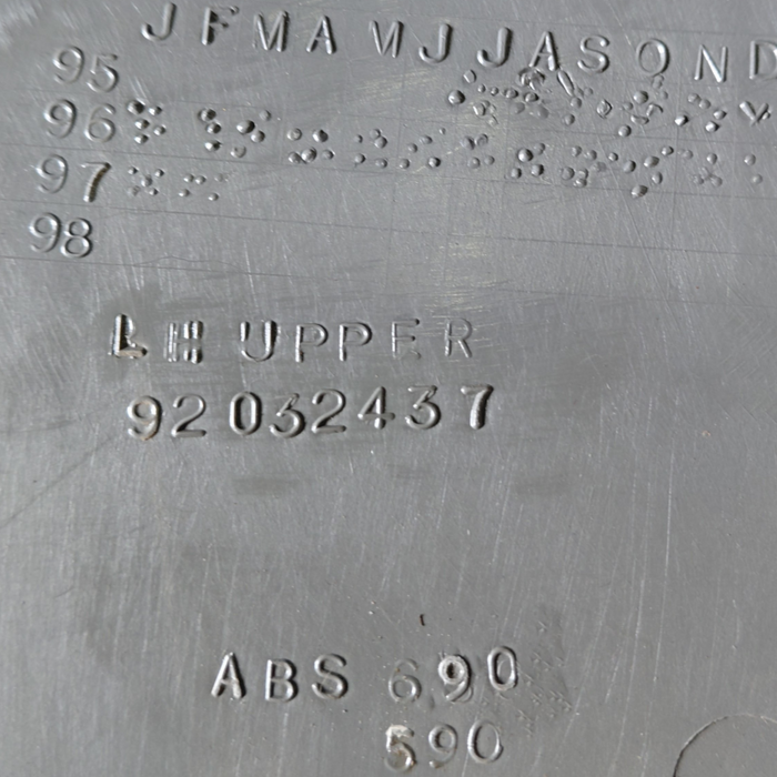 VN/VP/VR/VS Holden Commodore - PASSENGERS SIDE B-Pillar Upper Trim - TRIM: #25i P/N: 92032437