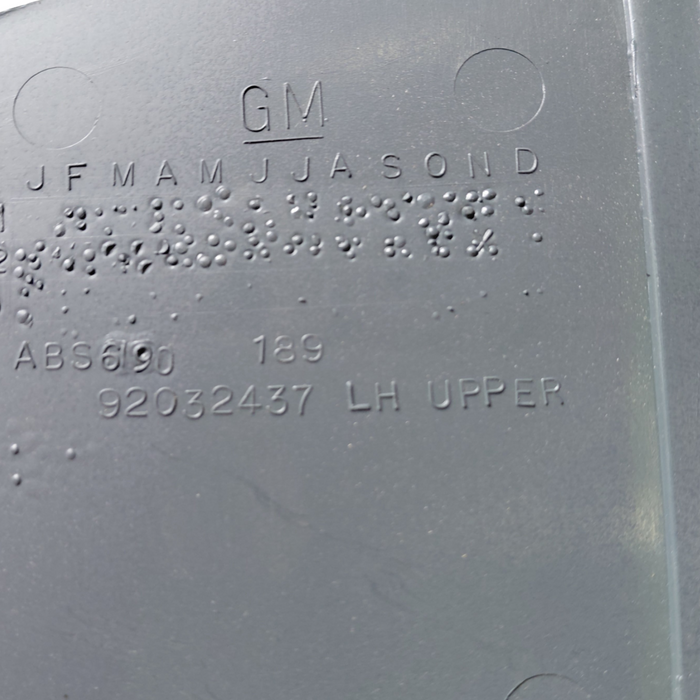 VN/VP/VR/VS Holden Commodore - PASSENGERS SIDE B-Pillar Upper Trim - TRIM: #26i P/N: 92032437