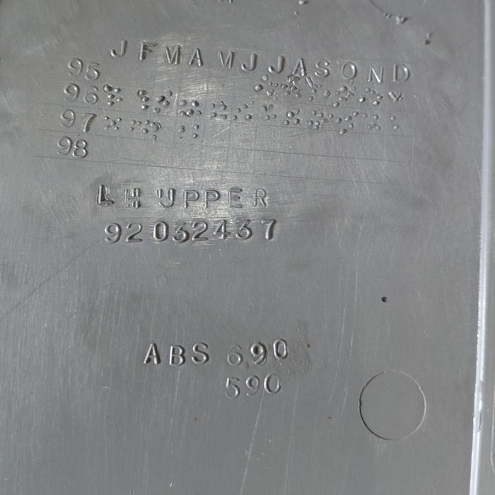 VN/VP/VR/VS Holden Commodore - PASSENGERS SIDE B-Pillar Upper Trim - Light Grey P/N: 92032437