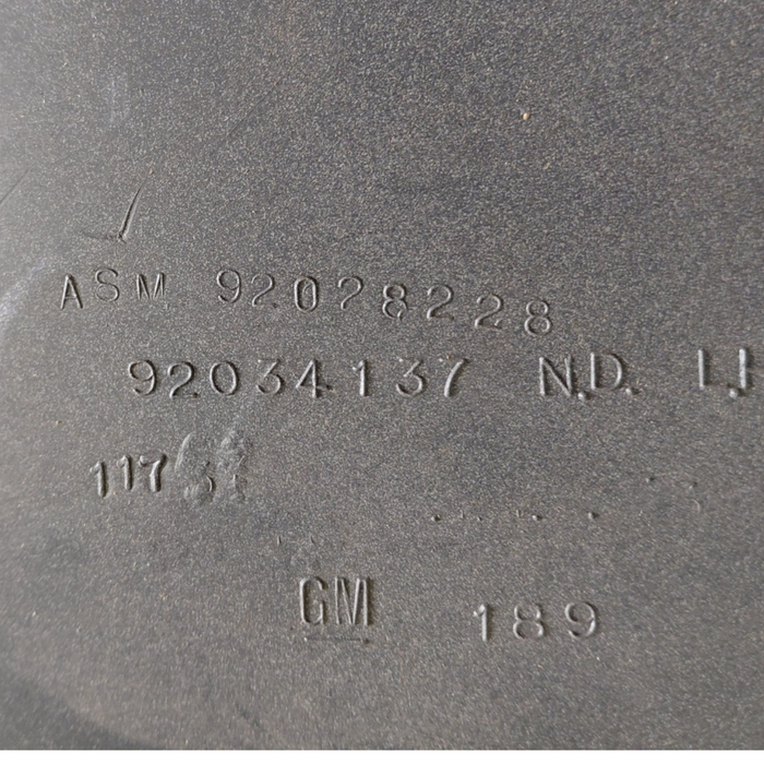 VN / VP / VR / VS Holden Commodore Wagon - PASSENGER SIDE - D-Pillar Trim / Grey - Trim 117 Part #92034137