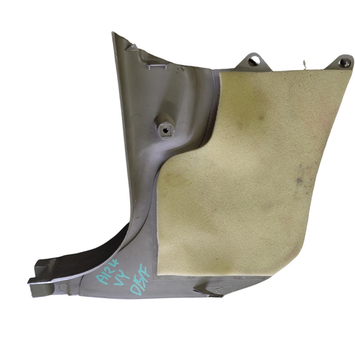 VT / VX Holden Commodore - DRIVER'S SIDE - Kick Panel / Beige Cloth - Part #92047030