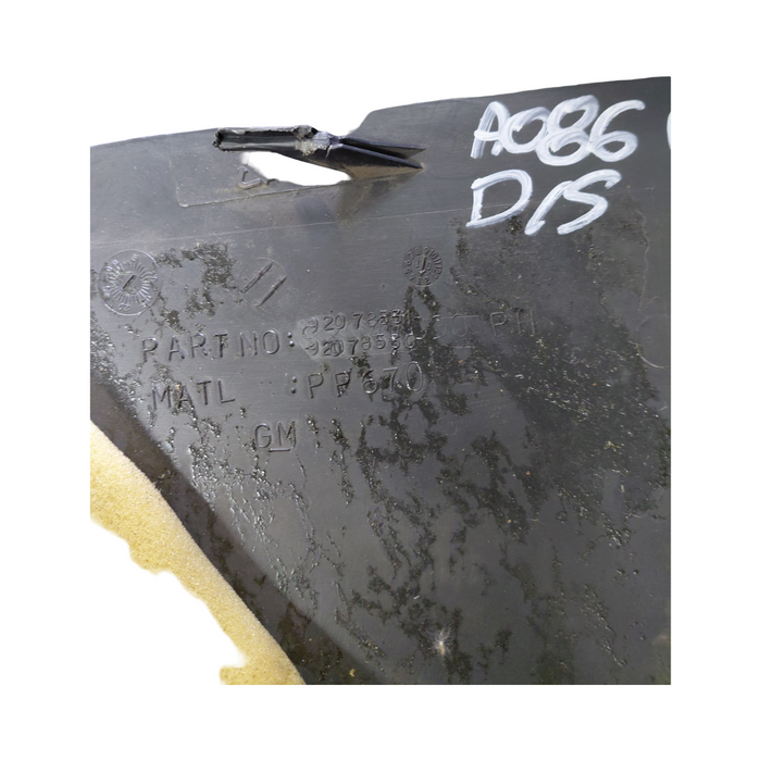 VT / VX Holden Commodore - DRIVER'S SIDE - Kick Panel / Grey Plastic - Part #92078531