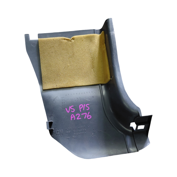 VN / VG / VP / VR / VS Holden Commodore - PASSENGER SIDE - Kick Panel / Dark Grey #25i Cloth- Part #92048897