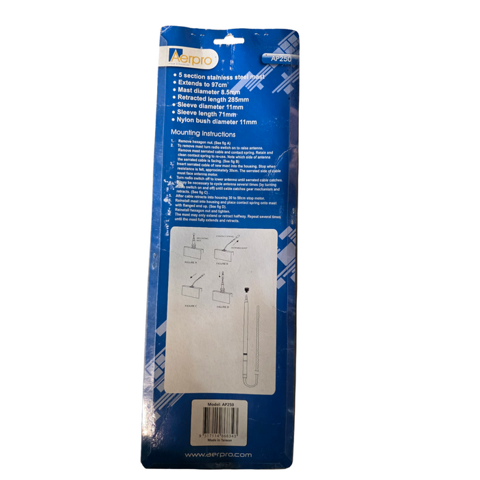 NEW - VN Holden Commodore OEM Antenna - Manual Mast