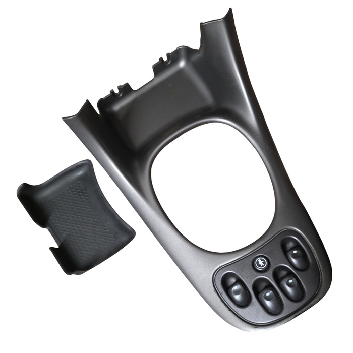 Lu001 - VT / VX SS Holden Commodore - Auto Shifter Surround with Power Window Switches Silver