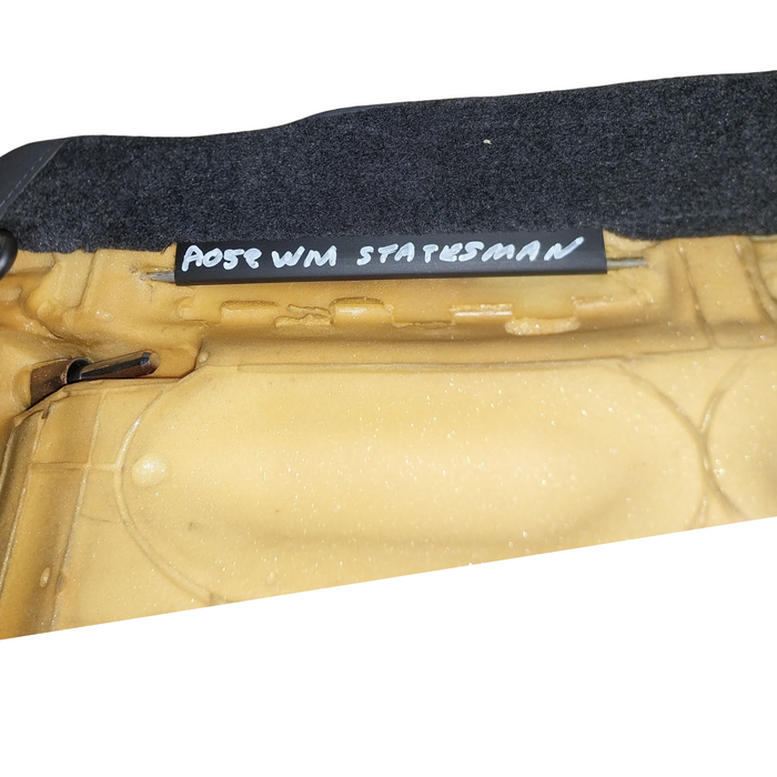 A058 - WM Holden Statesman Sedan - Rear Seat - Grey / Leather